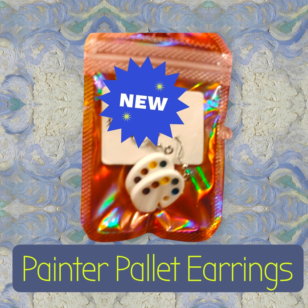 Colorful Painter Palette Earrings